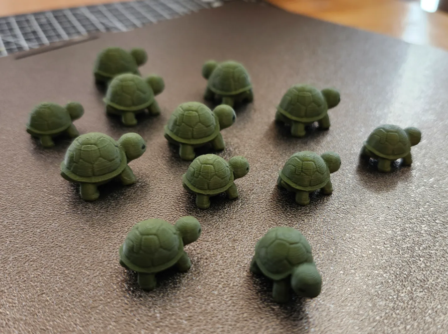 Mini Tortues Décoratives — Figurines imprimées en 3D